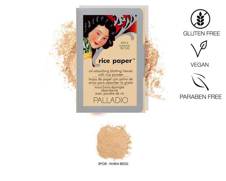 Palladio - Rice Paper Puderpapier Warm Beige